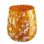 Fleckenvasen_orange_D9H10cm_99725 Fleckenvase Orange