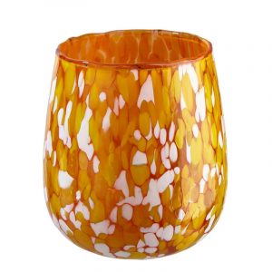 Fleckenvase Orange