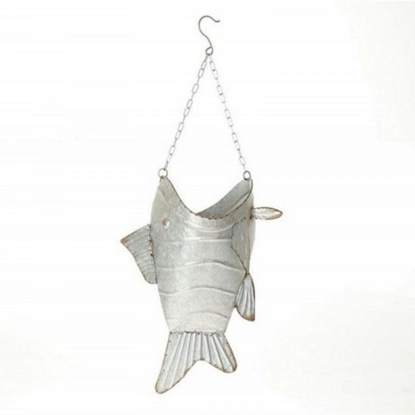Fisch Metall SILBER