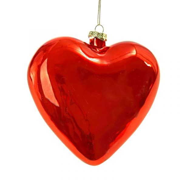 Herz Glasherz Rot