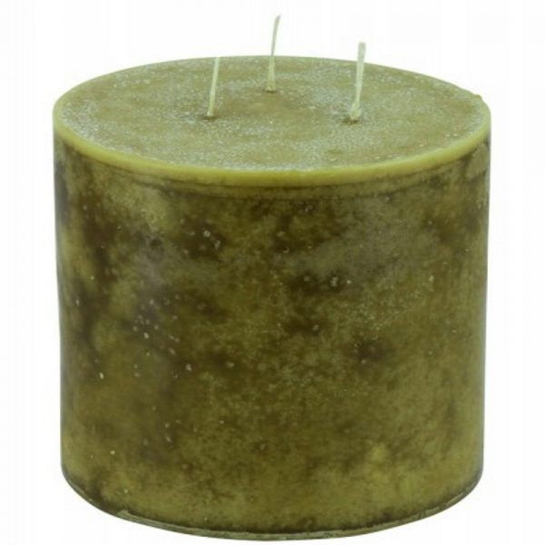 Kerze Dreidocht olive