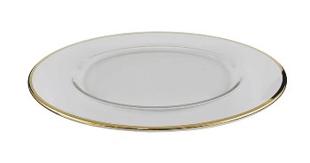 Teller Platzteller Goldrand