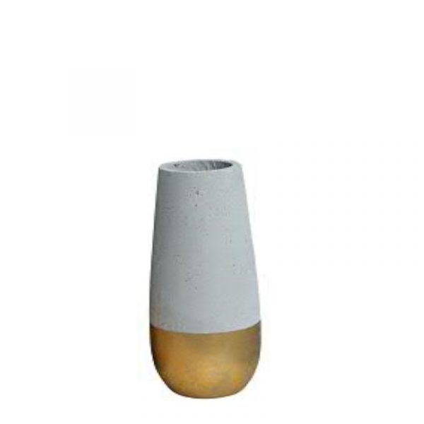 Vase GOLD Zement BT322