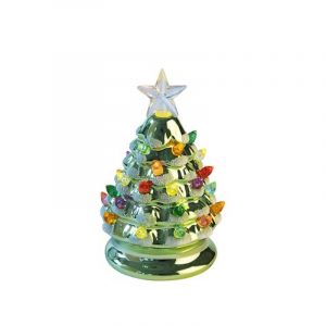 Weihnachtsbaum Grün Porzellan LED