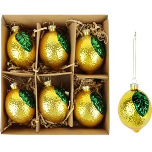 Glasschmuck Lemon Zitrone