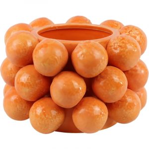 Übertopf Vase "Arancia"  Orange