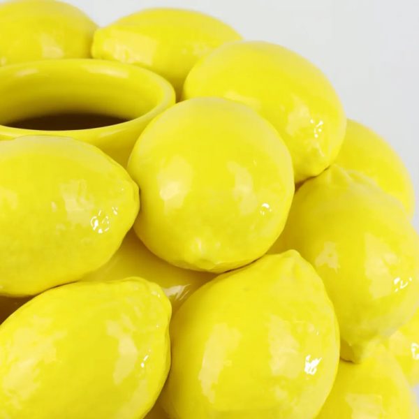 Übertopf  Vase "Limone" Zitrone