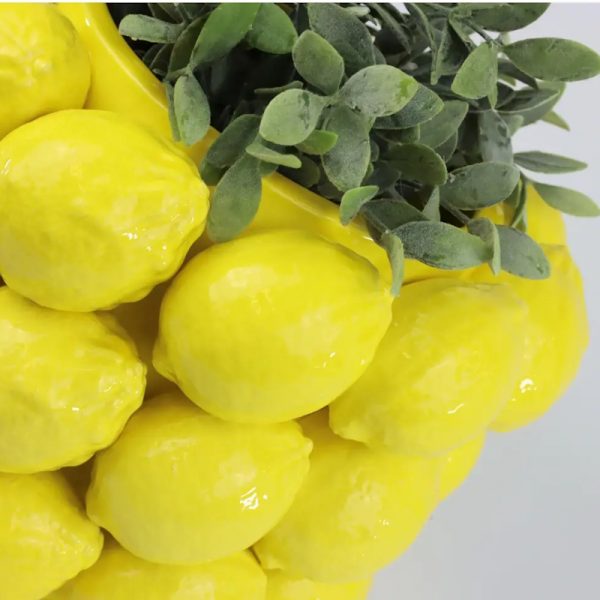 Übertopf  Vase "Limone" Zitrone