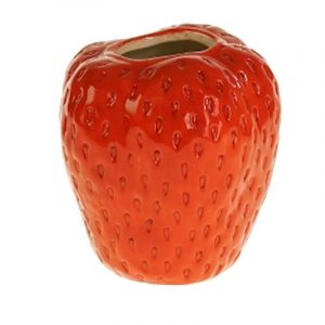 Vase Erdbeere, Rot XS