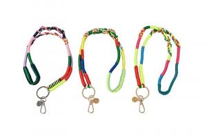 Schlüssel Band "Lanyard" mehrfarbig 3fach sortiert
