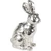 Hase Vase Silber Keramik