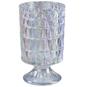 Vase "Pokal" Glas irisierend