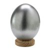 Straußenei Südafrika 15cm silber