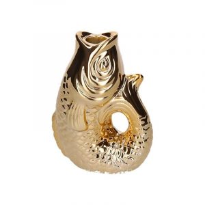 Fisch Kerzenhalter GOLD S