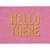 Fussmatte_Hello Fußmatte Rosa "HELLO THERE"