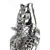 Fisch Vase Silber