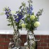 Fisch Vase Silber