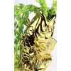 Fisch Vase Gold
