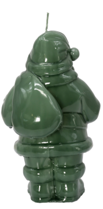 Kerze Nikolaus Grün