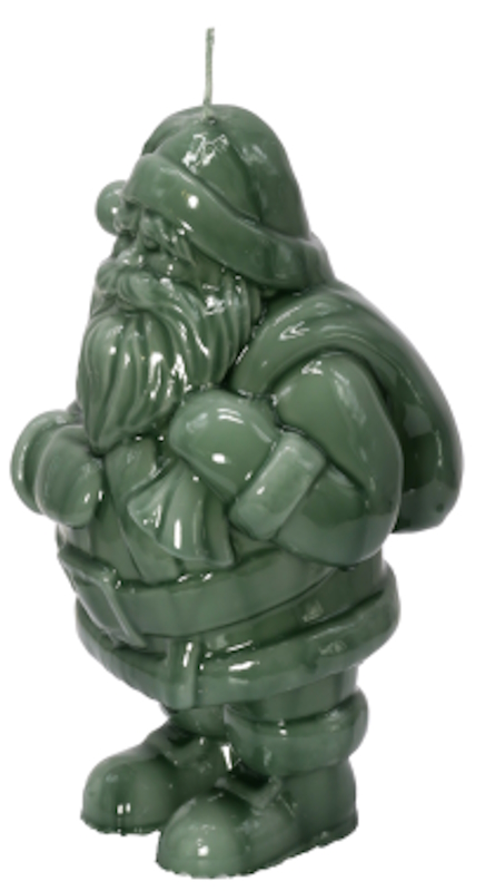 Kerze Nikolaus Grün