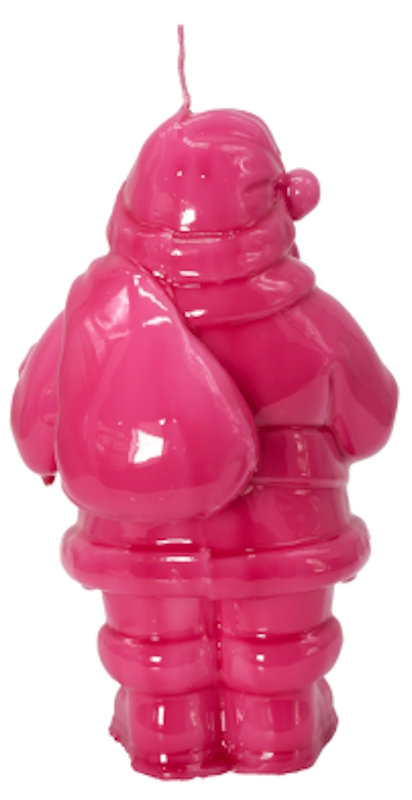 Kerze Nikolaus Pink