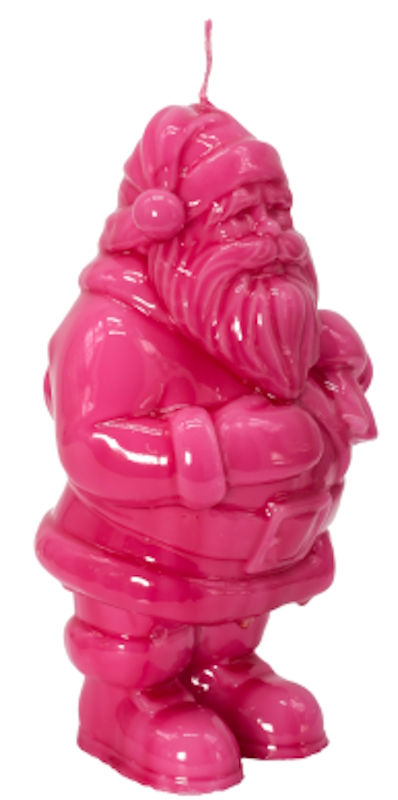 Kerze Nikolaus Pink