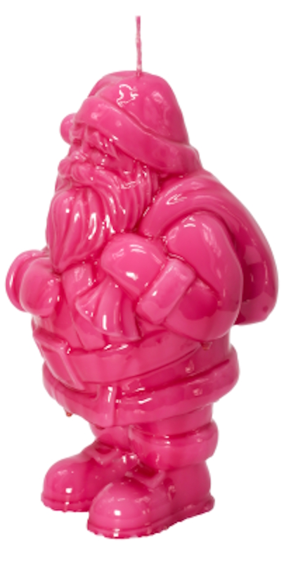 Kerze Nikolaus Pink