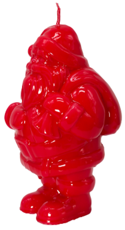 Kerze Nikolaus Rot