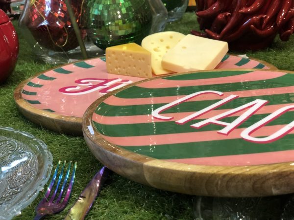 sanne mit spagetti1 Platte „Ciao“