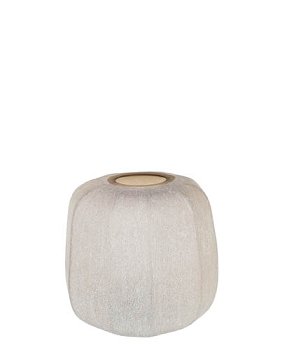 Vase Glas Natur / Braun 23 Ø