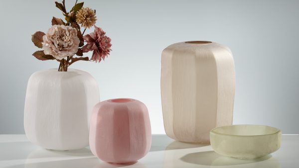 Vase Glas Natur / Braun 23 Ø