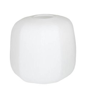 Vase Glas weiss 33 Ø