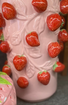 Erdbeer Vase -Pink-