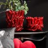 Vase Chili, bordeauxrot