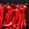 Vase Chili, bordeauxrot